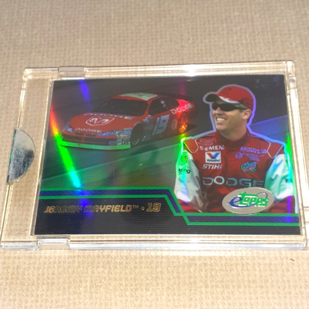 2003 Etopps Jeremy Mayfield Dodge Charger Refractor Sealed Card